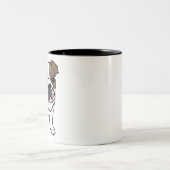 Engelse Bulldog Gift Shirten Nope Lazy English Bul Tweekleurige Koffiemok (Center)