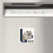 Engelse bulldog Gifts Magneet (Insitu (Vaatwasser))
