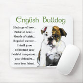 Engelse bulldog Gifts Muismat (Met muis)