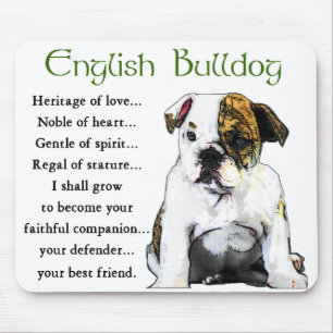 Engelse bulldog Gifts Muismat