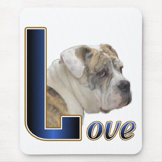 Engelse bulldog Gifts Muismat (Voorkant)