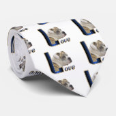 Engelse bulldog Gifts Stropdas (Opgerold)