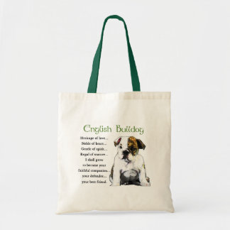 Engelse bulldog Gifts Tote Bag