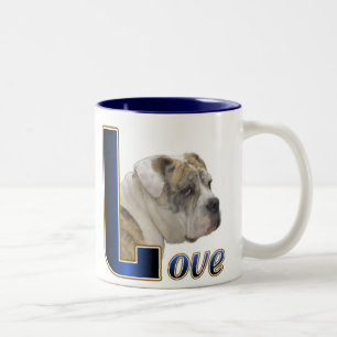Engelse bulldog Gifts Tweekleurige Koffiemok