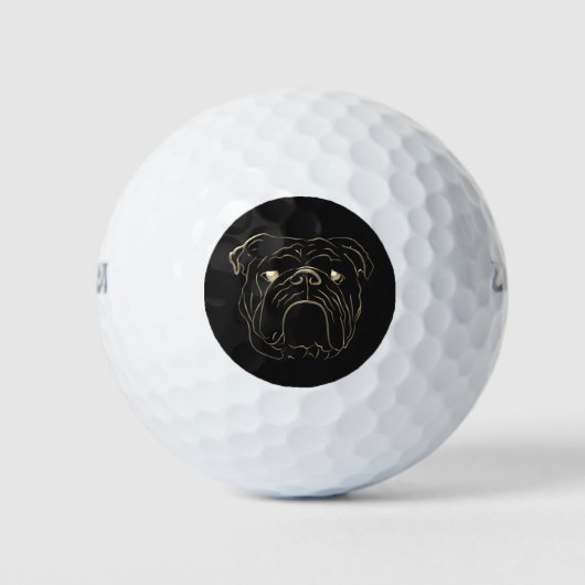 Engelse Bulldog Golfballen (Voorkant)