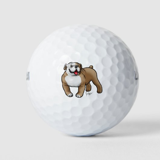 Engelse Bulldog Golfballen (Voorkant)