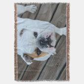 Engelse Bulldog gootdedeken Deken (Voorkant Verticaal)