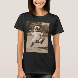Engelse Bulldog Grappige Hond Dwaze Cowboy T-shirt