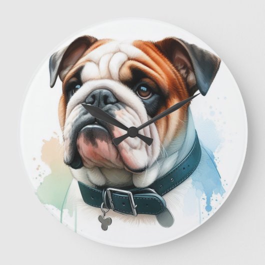 Engelse Bulldog Grote Klok (Voorkant)