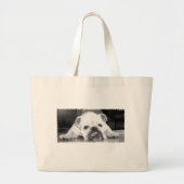 Engelse Bulldog Grote Tote Bag (Voorkant)
