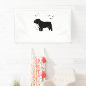Engelse Bulldog - Halloween Moon Silhouette Ov Spandoek (Insitu)
