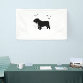 Engelse Bulldog - Halloween Moon Silhouette Ov Spandoek (Beurs)