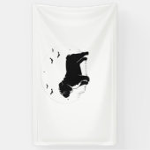 Engelse Bulldog - Halloween Moon Silhouette Ov Spandoek (Verticaal)