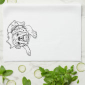 Engelse bulldog handdoek (Gevouwen)