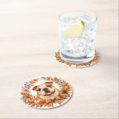Engelse Bulldog Herfst Onderzetter (Insitu)