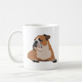 Engelse Bulldog Hond Koffiemok (Links)