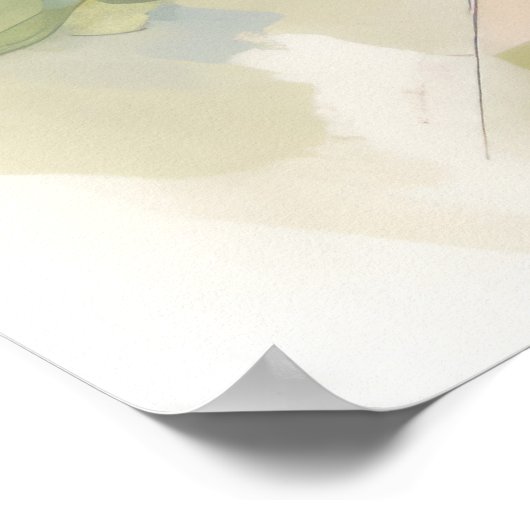 Engelse Bulldog hond ontspannen in tuin dierenplez Poster (Hoek)