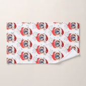 Engelse Bulldog Hondenras Kerstmis Handdoek (Handdoek)