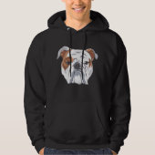 Engelse Bulldog Hoodie (Voorkant)