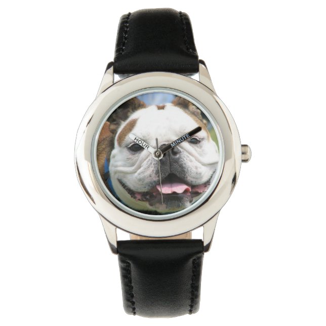 Engelse Bulldog Horloge (Voorkant)