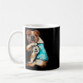 Engelse Bulldog - I Love Mom Tattoo Moederdag Gi Koffiemok (Links)