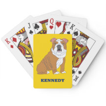 Engelse Bulldog Illustration Personalized