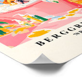 Engelse Bulldog in bad, grappige badkamermuur Poster (Hoek)