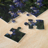 Engelse Bulldog in Texas Bluebonnets Puzzle Legpuzzel (Zijkant)