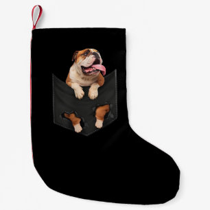 Engelse Bulldog in Your Pocket Dogs Lovers Kleine Kerstsok