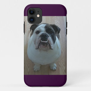 Engelse bulldog iPhone 5 hoesje houder