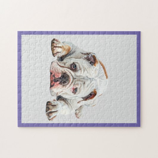 Engelse Bulldog Jigsaw puzzel (Horizontaal)