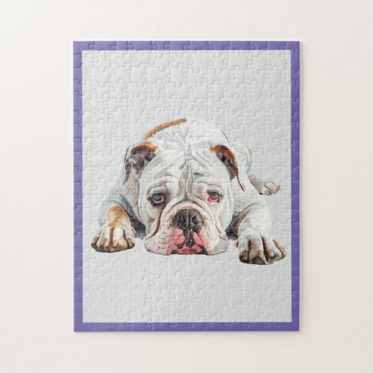 Engelse Bulldog Jigsaw puzzel (Verticaal)