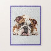 Engelse Bulldog Jigsaw puzzel (Verticaal)