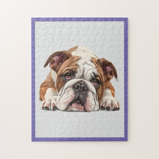 Engelse Bulldog Jigsaw puzzel (Verticaal)