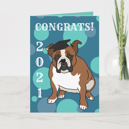 Engelse Bulldog Kaart (Voorkant)