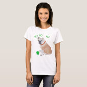 Engelse Bulldog Kerstmis T-shirt (Voorkant volledig)