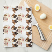 Engelse Bulldog Kitchen Towel Theedoek (Quarter Fold)