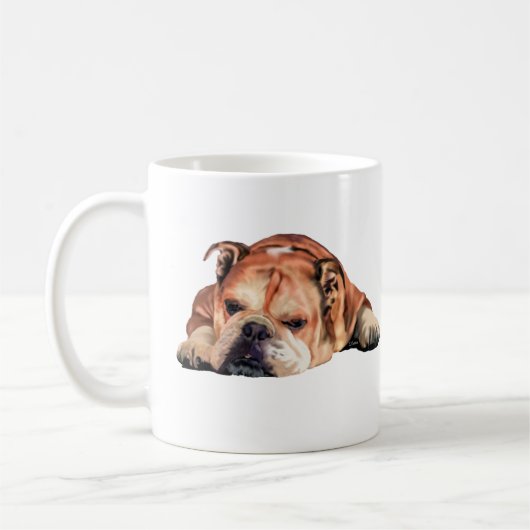 Engelse Bulldog Koffiemok (Links)