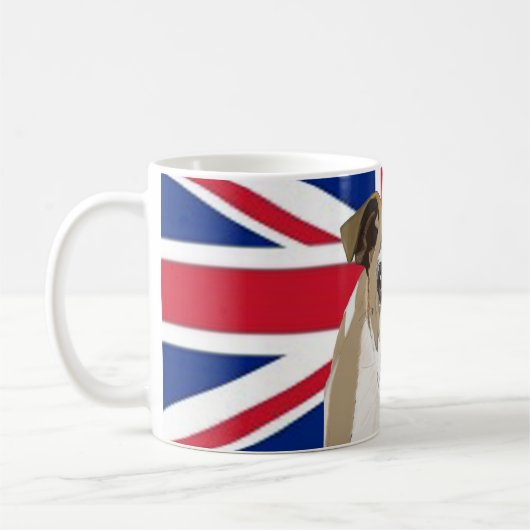 Engelse Bulldog Koffiemok (Links)
