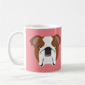 Engelse Bulldog Kopje Koffiemok (Links)