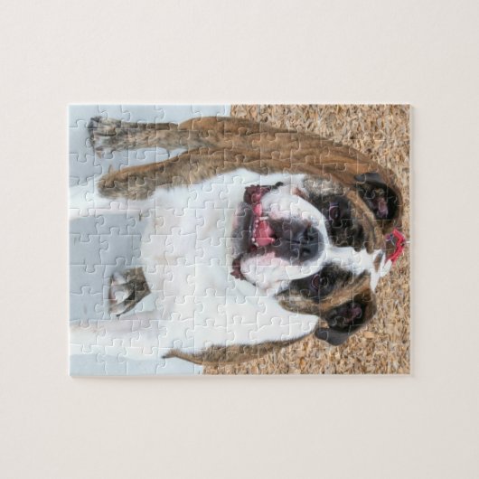 Engelse bulldog legpuzzel (Horizontaal)