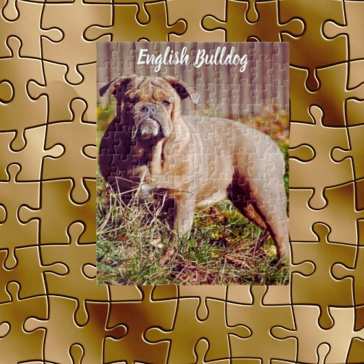 Engelse Bulldog Legpuzzelspel Legpuzzel
