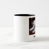 Engelse Bulldog Lover! Tweekleurige Koffiemok (Center)