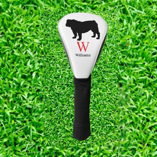 Engelse Bulldog Lovers Golf Head Hoesje Golfheadcover