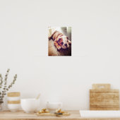 Engelse Bulldog Lying Dog | Dog Photo Poster (Keuken)