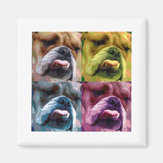 Engelse bulldog magneet (Voorkant)