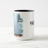 Engelse Bulldog Make Me! koffie-Mok Mok (Midden)