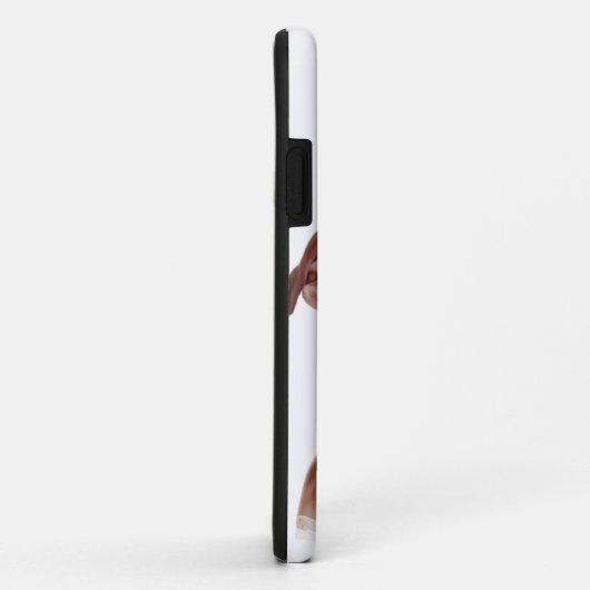 Engelse Bulldog met Hearts Valentijnsdag Case-Mate iPhone Case (Achterkant/rechts)