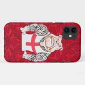 Engelse Bulldog met tribale Tattoos Case-Mate iPhone Case (Achterkant (horizontaal))