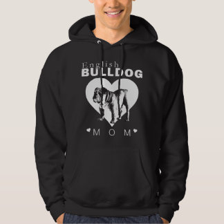 Engelse Bulldog Moeder Hoodie